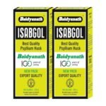 Baidyanath Isabgol - Psyllium Husk Powder, 200gm (Pack of 2) - Effectively Relieves Constipation | Rich Source Of Dietary Fiber Supplement For Digestion - Fast Shipping to USA