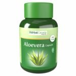 Herbal Canada Aloe Vera Capsules for Skin & Hair Care, Pure Ayurvedic, Natural, Herbal Supplement, (60 Capsules)