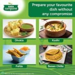 Tata Sampann 100% Chana Dal Fine Besan, 500g pack of 2 - Fast Shipping to USA & Canada - Image 8