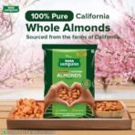 Tata Sampann Pure California Almonds Whole, 500g, Real Nuts, High in Fiber, Badam Giri, Rich in Protein, Magnesium, Phosphorus and Dietary Fibre, Nuts & Dry Fruits - Fast Shipping to USA & Canada - Image 4
