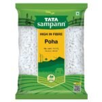 Tata Sampann, High in Fibre Poha(Thick), 1kg - Fast Shipping to USA & Canada