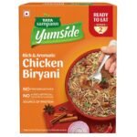 Tata Sampann Yumside Ready to Eat Chicken Biryani, 330g, Instant Food, Ready in 60 Secs, NO Preservatives, NO Added Artificial Colours & Flavours, Rich & Aromatic, Pack of 1 - Fast Shipping to USA & Canada