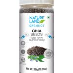 Natureland Organics Chia Seeds(Raw) 300 Gm - Fast Shipping to USA & Canada