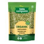 Tata Sampann Organic Moong Chilka Dal, 500 g - Fast Shipping to USA & Canada