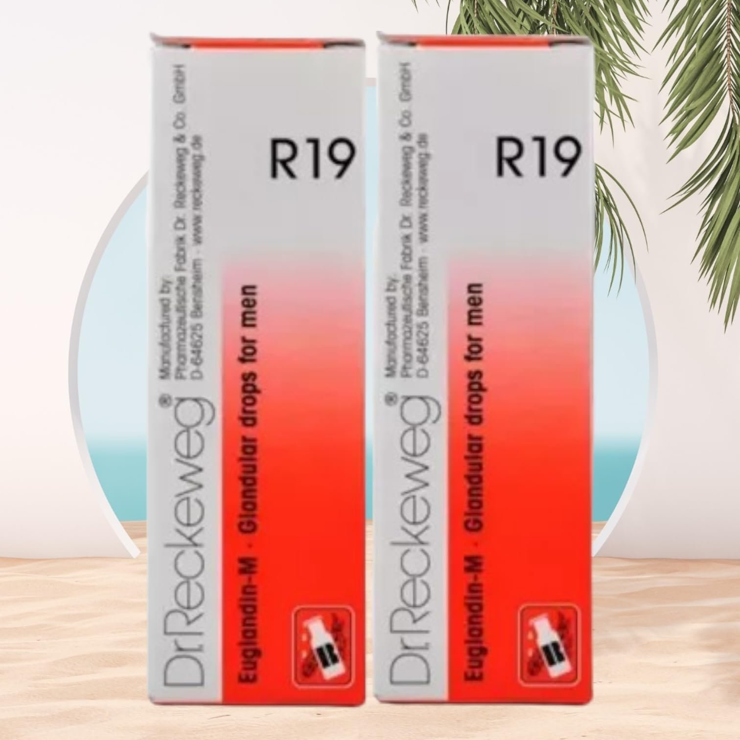 Version 1.0.0 Dr Reckeweg R19 Homeopathic Medicine Euglandin-M - Homeopathic Medicine 22ml, Pack of 2 - Fast Shipping to USA - Image 1