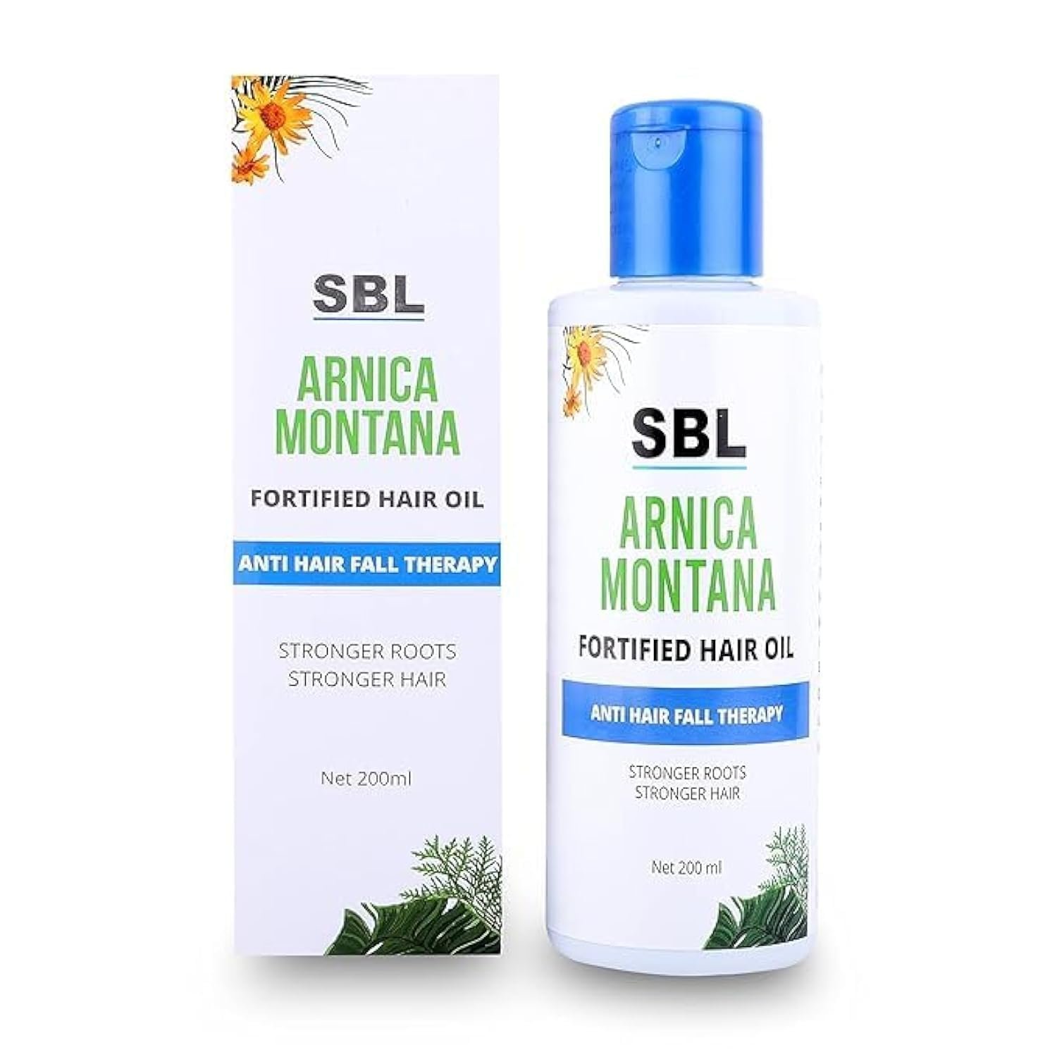 Version 1.0.0 SBL's Arnica Montana Fortified Hair Oil - 200 ML |Pack Of 3| - Fast Shipping to USA & Canada - Image 1