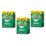 Zandu Balm, 25ml X Pack of 3, Ayurvedic balm for effective relief from Headache, Body Pain, Sprain and Cold - Fast Shipping to USA