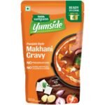 Tata Sampann Yumside Ready to Cook Makhani Gravy- Punjabi Style, 180g, Instant Food, Ready in 20 min, NO Preservatives, NO Added Artificial Colours & Flavours, Pack of 1 - Fast Shipping to USA & Canada