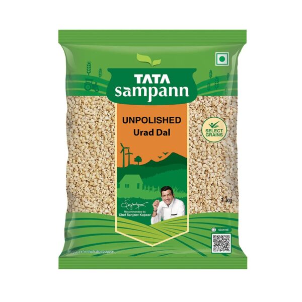 Tata Sampann Unpolished Urad Dal (Split), 1kg - Fast Shipping to USA & Canada