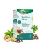 Zandu Desi Detox Kahwa: Use the Power of Green Tea & Other Valuable Ingredients to Give your Health a Boost of Antioxidants | Metabolism Booster & Natural Detoxifier | Supports Overall Health & Well-being (25 Tea bags)