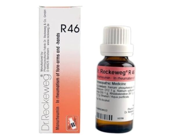 DR RECKEWEG R 46 IN RHEUMATISM OF FORE 22 ML RECKEWEG - Fast Shipping to USA