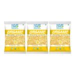 Natureland Organics Chana Dal 500 Gm (pack of 3) - Organic Healthy Pulses - Fast Shipping to USA & Canada