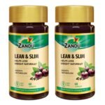 Zandu Lean & Slim Capsules Enriched with the Goodness of 6 Herbs to Help You in Weight Loss Journey, Acts as a Metabolism Booster And Supports Weight Management - (Pack of 60 Veg Capsules X 2) - Fast Shipping to USA
