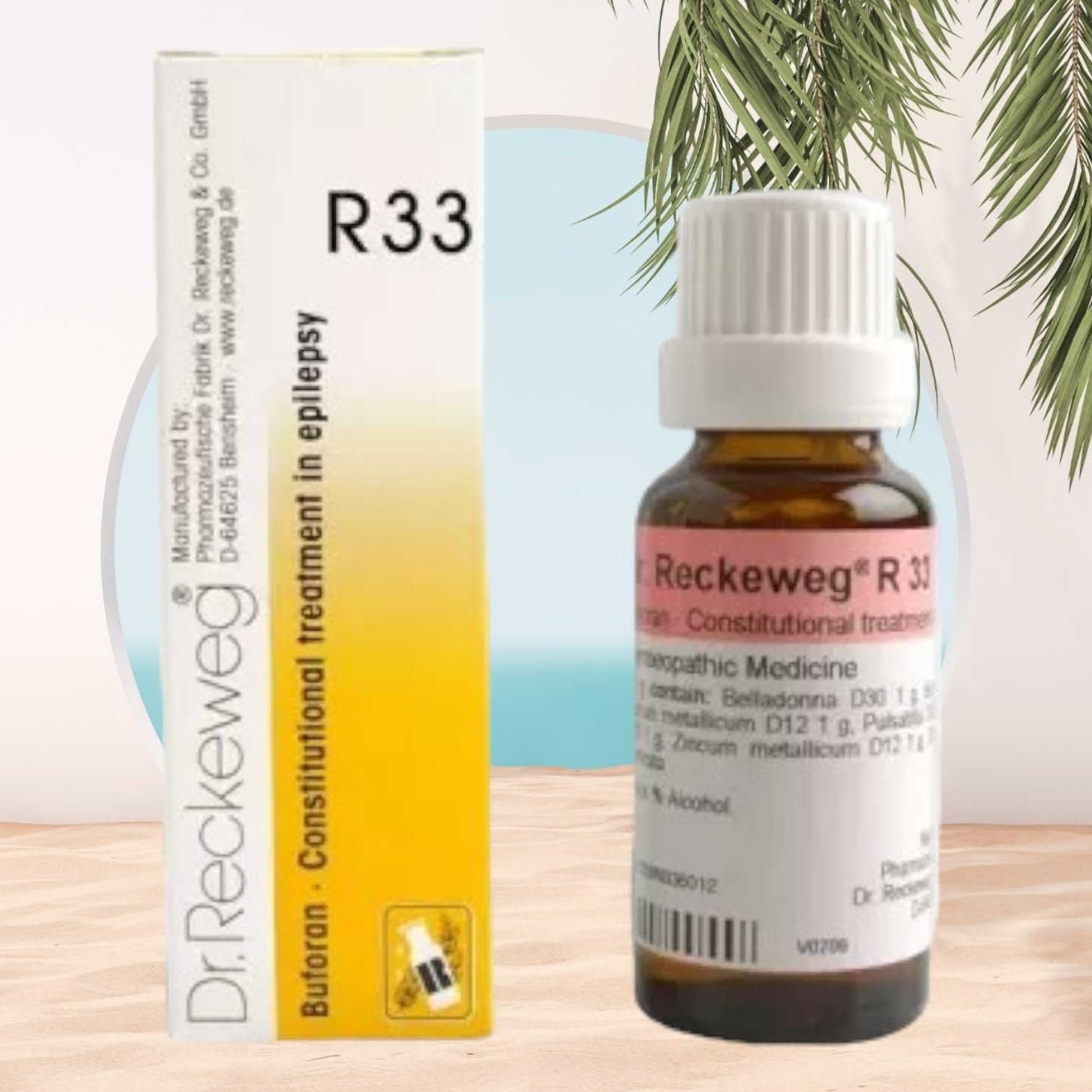 Version 1.0.0 Dr Reckeweg R33 Homeopathic Medicine Buforan - 22ml Original_Imported - Fast Shipping to USA - Image 1