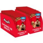 Drools Adult Wet Dog Food, Real Chicken and Chicken Liver Chunks in Gravy, 24 Packs (150g X 24) - Fast Shipping to USA & Canada