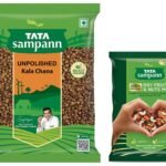 Tata Sampann Dry Fruits & Nuts Mix, 200 g & Tata Sampann Unpolished Kala Chana, 1kg - Fast Shipping to USA & Canada