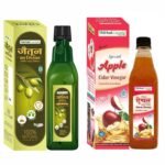 herbal Canada Jaitun Sirka(500ml) + Apple Cider Sirka (500ml) || Vinegar || 100% Natural Product - Fast Shipping to USA