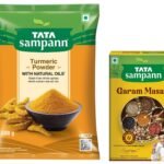 Tata Sampann Turmeric Powder With Natural Oils, 500g & Tata Sampann Garam Masala with Natural Oils, Crafted by Chef Sanjeev Kapoor, 100g - Fast Shipping to USA & Canada