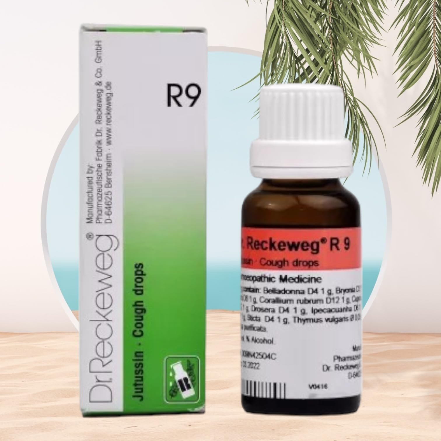 Version 1.0.0 Dr Reckeweg R9 Homeopathic Medicine Jutussin - 22ml Original_Imported - Fast Shipping to USA - Image 1