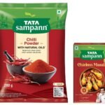 Tata Sampann Chilli Powder With Natural Oils, 200g & Tata Sampann Chicken Masala with Natural Oils, Crafted by Chef Sanjeev Kapoor, 100g - Fast Shipping to USA & Canada