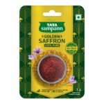 Tata Sampann Golden Saffron, 1g, Natural Aroma & Colour, Pure Kesar, ISO 3632 Tested - Fast Shipping to USA & Canada