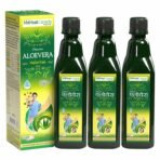 HERBAL CANADA Aloevera Ras | Pack of 3 | Good for Digestive Health, Skin and Liver Function | Naturally Antioxidant and Antimicrobial (1 LTR) - Fast Shipping to USA