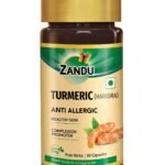 Zandu Turmeric Capsules, Natural Extracts of Haridra (Haldi) - 60 Veg capsules - Fast Shipping to USA