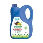 Natureland Organics Kachhi Ghani Pure Mustard Oil 5 Ltr - Cold Pressed - Fast Shipping to USA & Canada