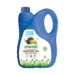 Natureland Organics Kachhi Ghani Pure Mustard Oil 5 Ltr - Cold Pressed - Fast Shipping to USA & Canada