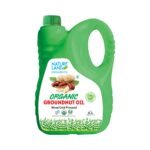 Natureland Organics Groundnut/Peanut Oil 5 Ltr. - Cold Pressed Organic Healthy Oils - Fast Shipping to USA & Canada
