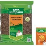 Tata Sampann Unpolished Kali Masoor Dal, 1 kg & Tata Sampann Paneer Masala with Natural Oils, Crafted by Chef Sanjeev Kapoor, 100g - Fast Shipping to USA & Canada