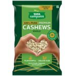 Tata Sampann Pure Cashews Whole, Kaju, 500g, Nutritious & Delicious, Premium Kaju nuts, Rich in Protein, Magnesium & Phosphorus, Deluxe Size & Crunchy Nuts - Fast Shipping to USA & Canada