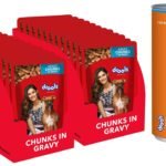 Drools Adult Wet Dog Food, Real Chicken and Chicken Liver Chunks in Gravy, 24 Pouches (24 x 150g) & Absolute Salmon Oil Syrup - Dog Supplement, 150 ml - Fast Shipping to USA & Canada
