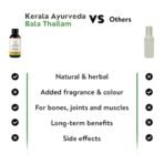 Kerala Ayurveda Bala Thailam - 200 ml | Ayurvedic Muscle and Joint Recovery Abhyanga Oil | Helps Strengthen Bones & Ligaments | Improves Mobility & Flexibility | Post-Workout Recovery Ointment - Fast Shipping to USA - Image 6