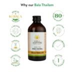Kerala Ayurveda Bala Thailam - 200 ml | Ayurvedic Muscle and Joint Recovery Abhyanga Oil | Helps Strengthen Bones & Ligaments | Improves Mobility & Flexibility | Post-Workout Recovery Ointment - Fast Shipping to USA - Image 7