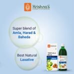 KRISHNA'S HERBAL & AYURVEDA Triphala Juice - 1000 Ml | Natural Laxative | Enriched With Amla, Harad, Baheda | Improves Digestion - Fast Shipping to USA - Image 3