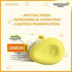 Panchvati Herbals Face and Bathing Soap Lemon Help for Refreshing & Hydrating,Lightens Pigmentation, Anti-Bacterial Combo Pack of 6 (100g each) - Fast Shipping to USA & Canada - Image 7