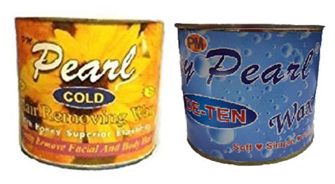 PMPEARL Wax Combo -D-Tan Wax (600 gm) + Cold Wax (600 gm) - Fast Shipping to USA & Canada