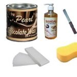 PMPEARL Chocolate Body Wax + 30 Wax Strips with After Wax Gel & Wax Knife & Sponge - Fast Shipping to USA & Canada
