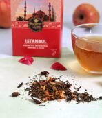 Karma Kettle-Istanbul - 75 GMS | Travel Teas I Hibiscus Apple Green Tea |With Berries & Rose | Loose Leaf Tea | Whole Leaf Tea to Promote Healthy Glowing Skin | Immunity Booster Tea | 100% vegan - Fast Shipping to USA & Canada - Image 5