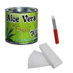 PMPEARL Alovera Hot Wax-600 g with 30 Waxing Strips and 1 Waxing Spatula - Fast Shipping to USA & Canada