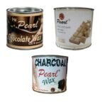 PMPEARL Wax Combo- Charcoal Wax (600 gm) + White Chocolate Wax (600 gm) - Fast Shipping to USA & Canada
