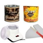 PMPEARL Waxing Kit Combo (Wax Heater + Chocolate Wax (600 gm) + Cold Wax (600 gm) + Wax Strips (30) + Wax Spatula) - Fast Shipping to USA & Canada