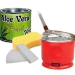 PMPEARL Waxing Kit/Wax Kit Combo Kit Includes (Wax Heater(Auto Cut) + Wax + Wax Strips + Wax Knife + Sponge) (Aloe Vera) - Fast Shipping to USA & Canada