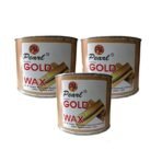 PMPEARL Gold Hair Removal Wax (600 gm) - 3 pcs - Fast Shipping to USA & Canada