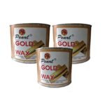 PMPEARL Gold Hair Removal Wax (600 gm) - 3 pcs - Fast Shipping to USA & Canada