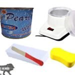 PMPEARL Waxing Kit Combo (Wax Heater + D-Tan Wax (600 gm) + Wax Strips (30) + Wax Spatula + Sponge) - Fast Shipping to USA & Canada
