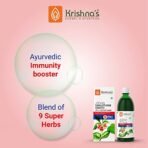 KRISHNA'S HERBAL & AYURVEDA Jeevan Sanjeevani Kwath - 1000 ml | Enriched with Aloe Vera, Amla, Giloy, Tulsi, Ashwagandha, and 4 more herbs || Natural Immunity Booster - Fast Shipping to USA - Image 3