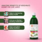KRISHNA'S HERBAL & AYURVEDA Kidney Re-Live Juice-1000 Ml|For Healthy Kidneys|Enriched With 23 Herbs Like Pashanbhed,Kaunch Beej,Arjun Chaal|Natural Blood Purifier|With Vitamin C|Sugar Free Juice - Fast Shipping to USA - Image 5