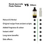 Kerala Ayurveda Pinda Thailam 450 Ml | Gout Joint pain relief Oil | Relief Oil | Relieves Burning Sensation in Varicose Veins |With Manjistha and Anantamul | Sesame Oil Base| Reduces redness and swelling | Helps in gout |100% Ayurvedic - Fast Shipping to USA - Image 5
